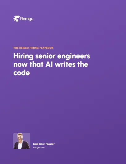 Cover of the Remgu Hiring Playbook